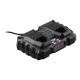 Parkside Dvojitá nabíječka 12 V / 2x 4,5 A PDSLK 12 B2