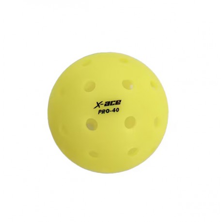 Hrací míček X-Ace PRO 40 na pickleball, venkovní a vnitřní využití, 1ks