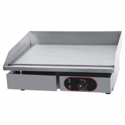 Gastro gril Grilovací deska 3kW, 55x45cm, 230V nerezová plancha Chef