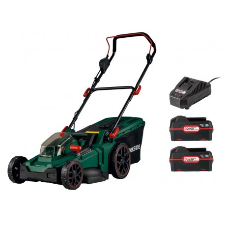 PARKSIDE Aku sekačka na trávu PRMA 40-Li D2, 2x 4 Ah + nabíječka