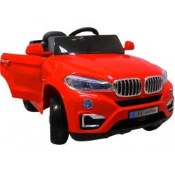 Elektrické autíčko imitace BMW X6 červené, 2 x motor 30 W