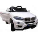 Elektrické autíčko imitace BMW X6 bílá, 2 x motor 30 W