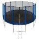 SPORT PRO Trampolína 400 cm Dark + ochranná síť + žebřík + kapsa na obuv