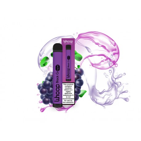 Whoop Jednorázová elektronická cigareta Black Grape NS 20mg