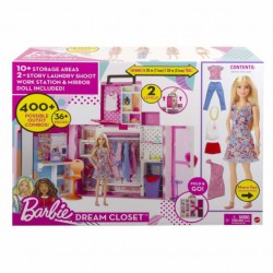 Mattel Barbie Módní šatník snů s panenkou HGX57