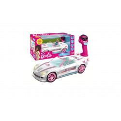Mattel Barbie auto bílý kabriolet s dálkovým ovládáním